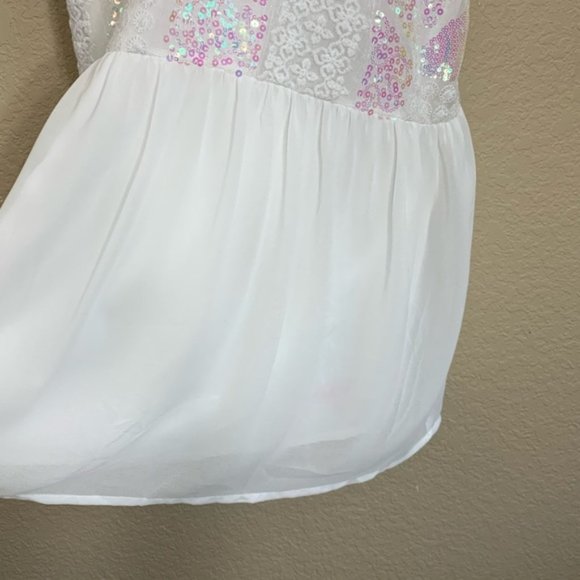 Endless Rose Sequin Chiffon Dress M - Picture 5 of 6